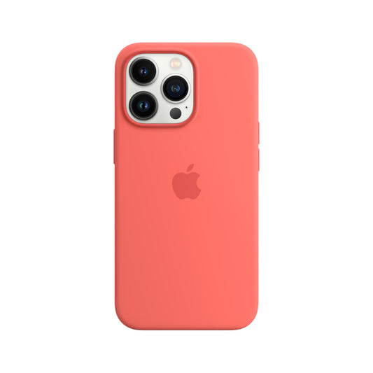 Estuche de silicona con MagSafe para el iPhone 13 Pro - Pomelo rosa