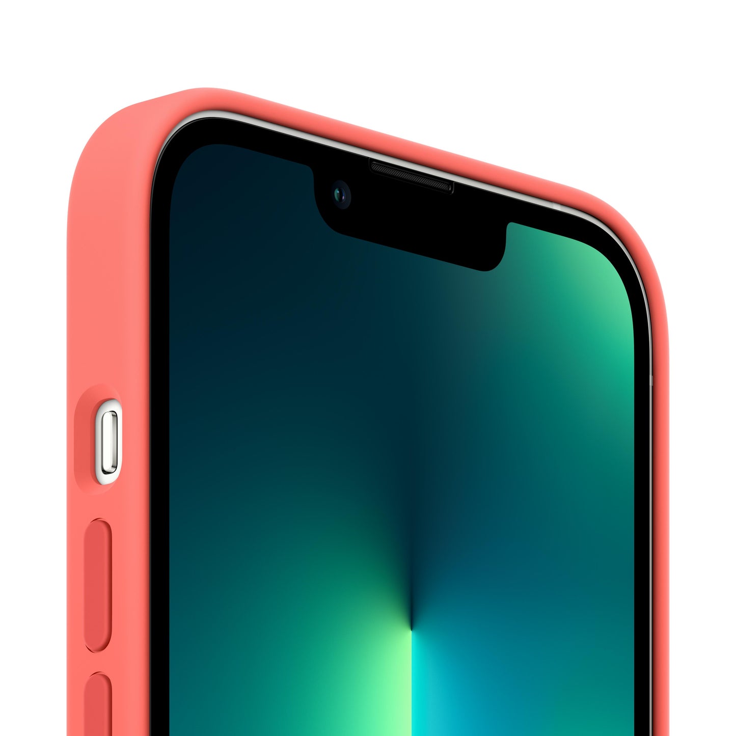 Estuche de silicona con MagSafe para el iPhone 13 Pro - Pomelo rosa
