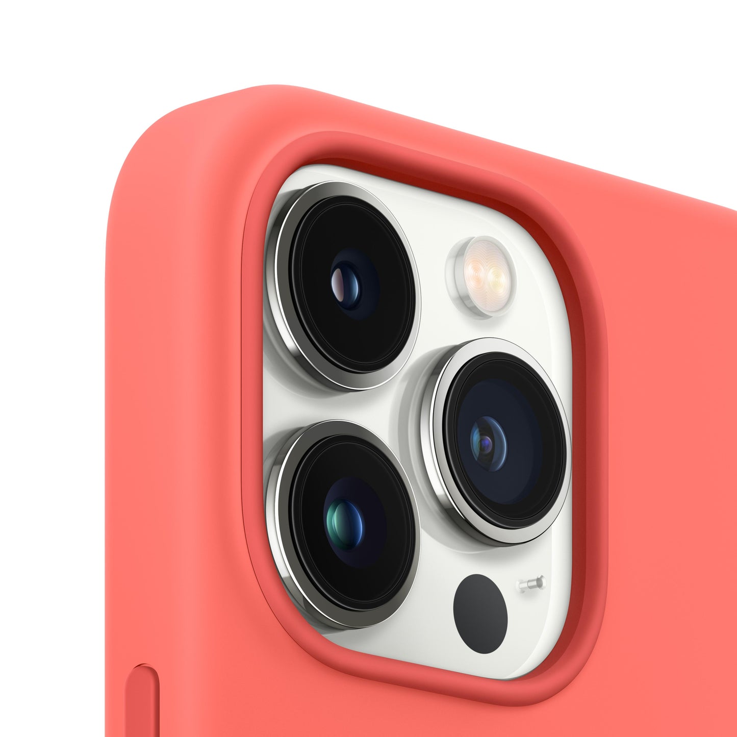 Estuche de silicona con MagSafe para el iPhone 13 Pro - Pomelo rosa
