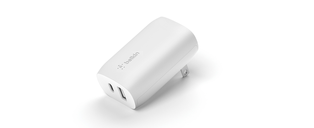 BELKIN 37W AC CHARGER USB-C 25W USB-A 12W STAND