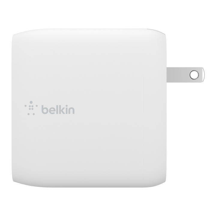 Cargador de Pared Dual USB-C PD GAN 68W - Blanco