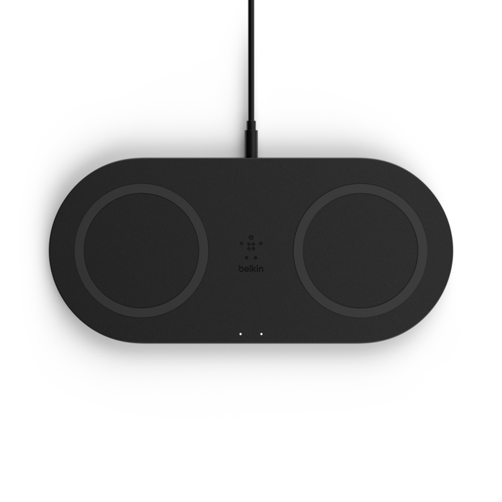 Base de Carga Inalámbrica Belkin dual Qi 10w Negro