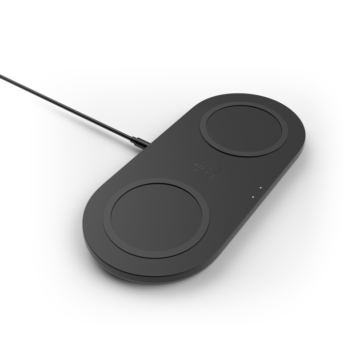 Base de Carga Inalámbrica Belkin dual Qi 10w Negro
