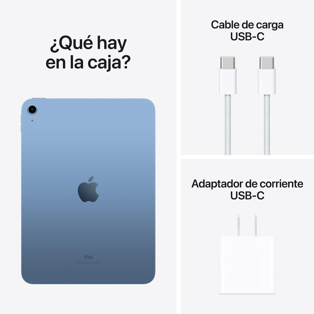 2022 iPad de 10,9 pulgadas Wi-Fi 64 GB - Azul (10.ª generación)