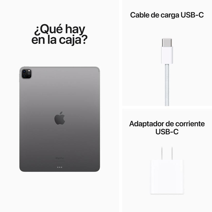 2022 iPad Pro de 12,9 pulgadas Wi-Fi 128 GB - Gris espacial (6.ª generación)