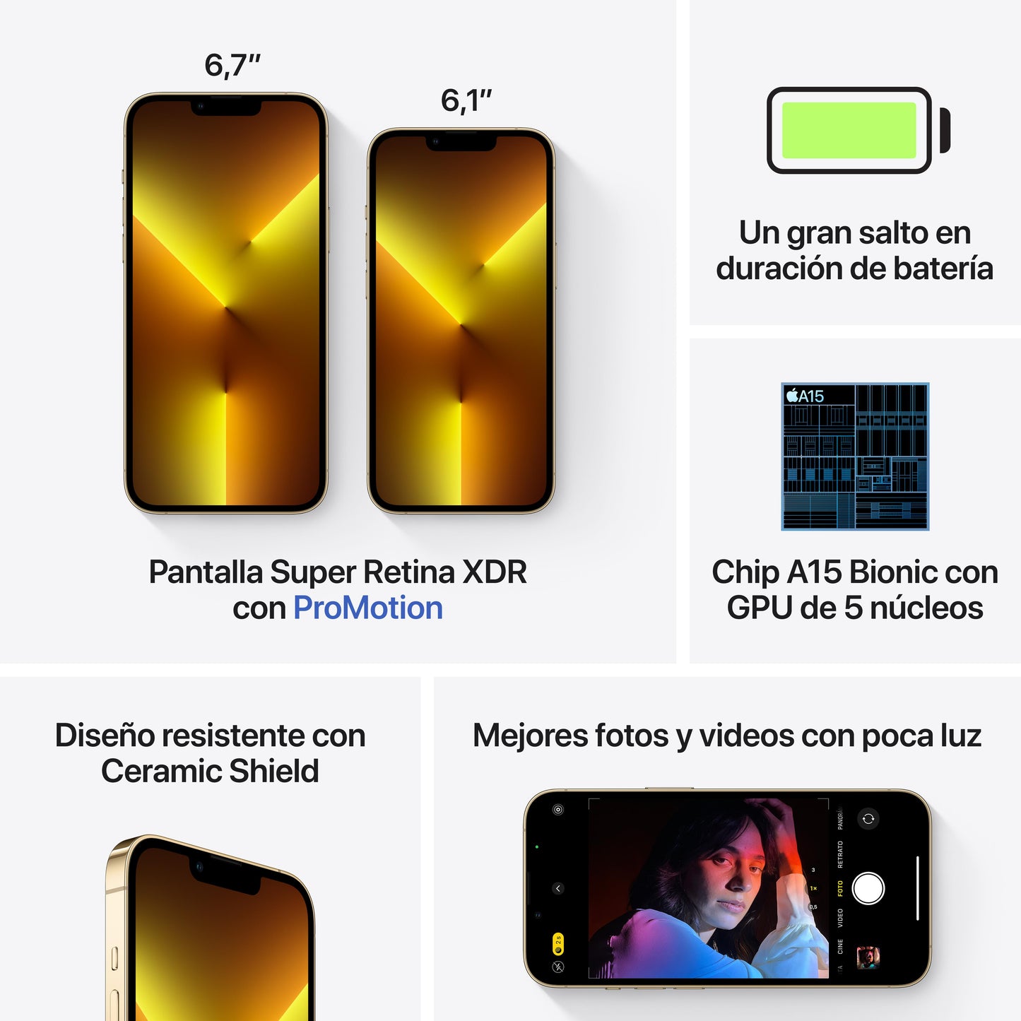 iPhone 13 Pro 256 GB Oro