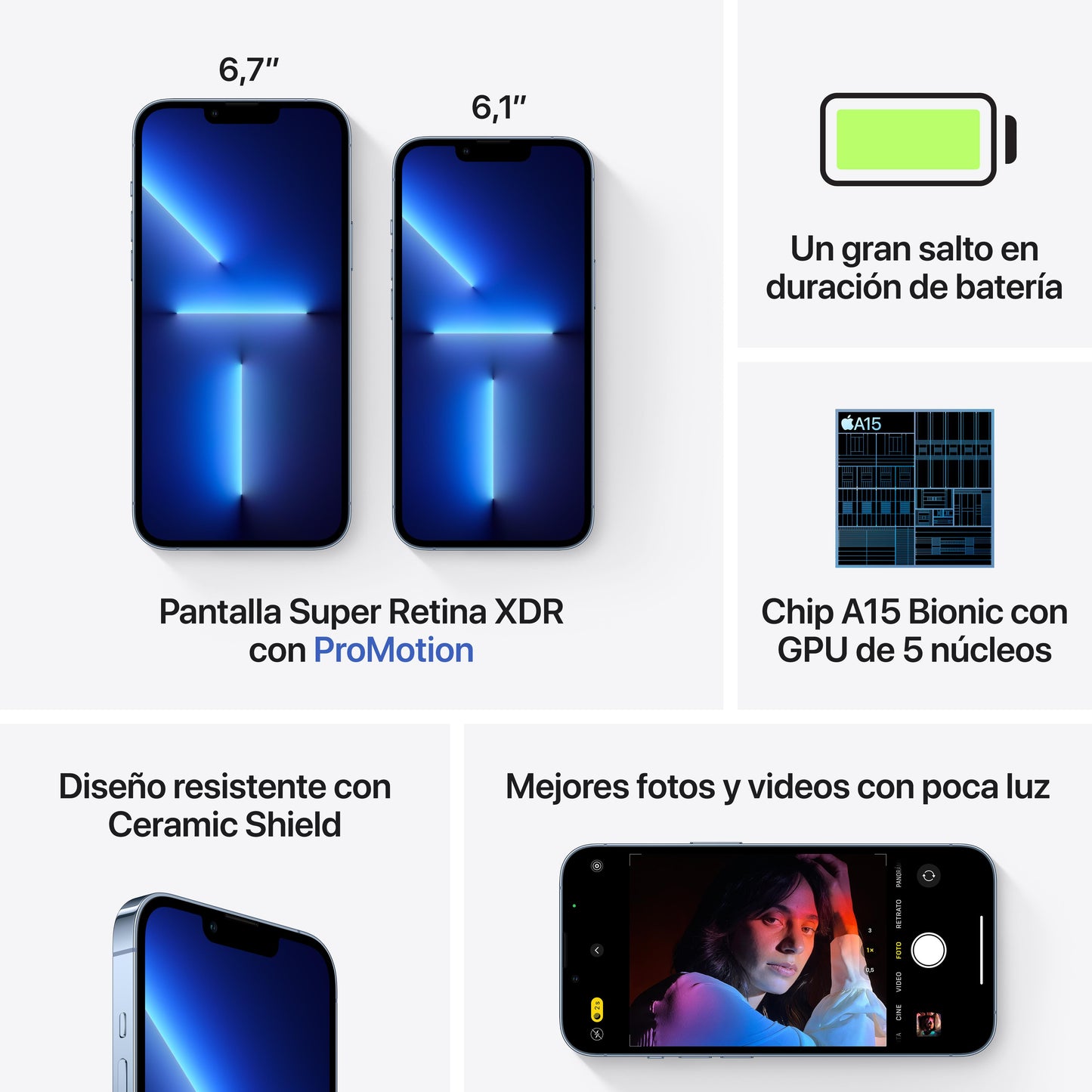 iPhone 13 Pro 256 GB Azul alpino