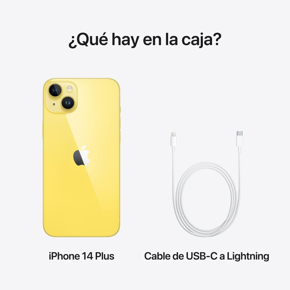 iPhone 14 Plus 128 GB en amarillo