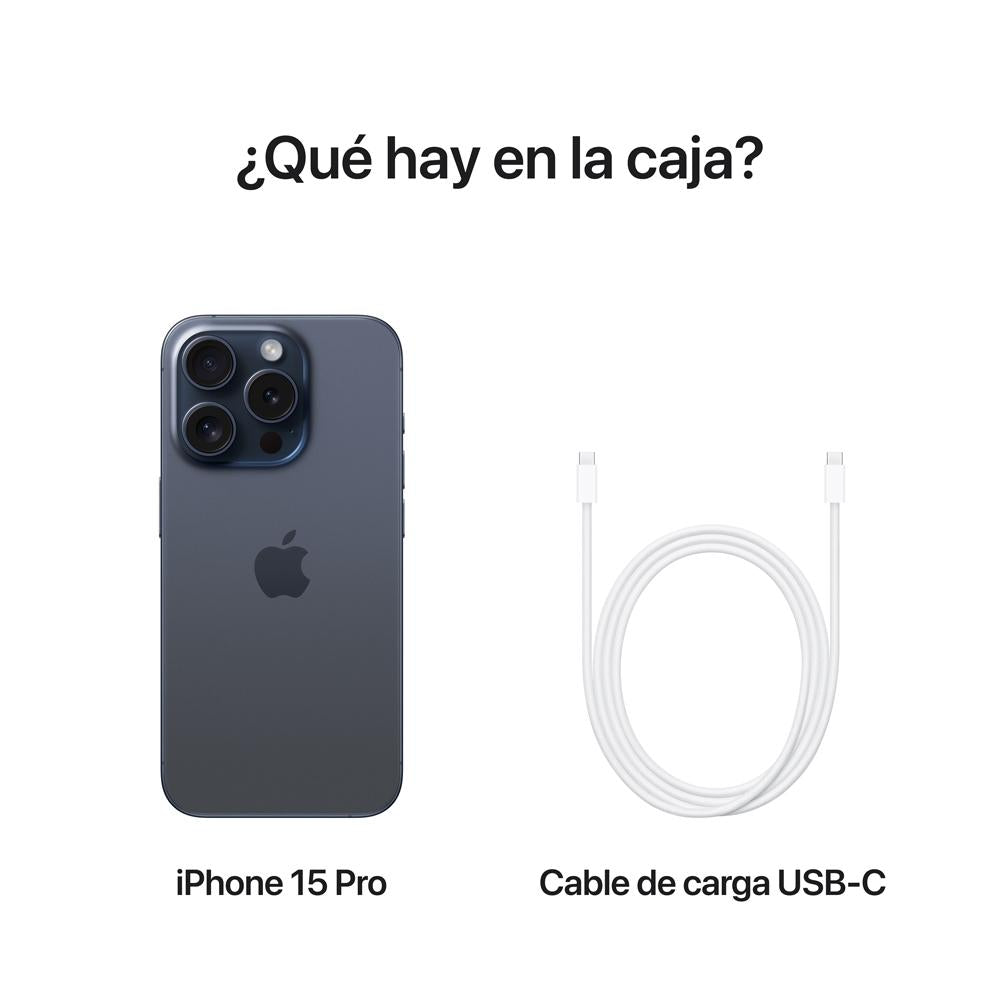 iPhone 15 Pro 256 GB Titanio azul