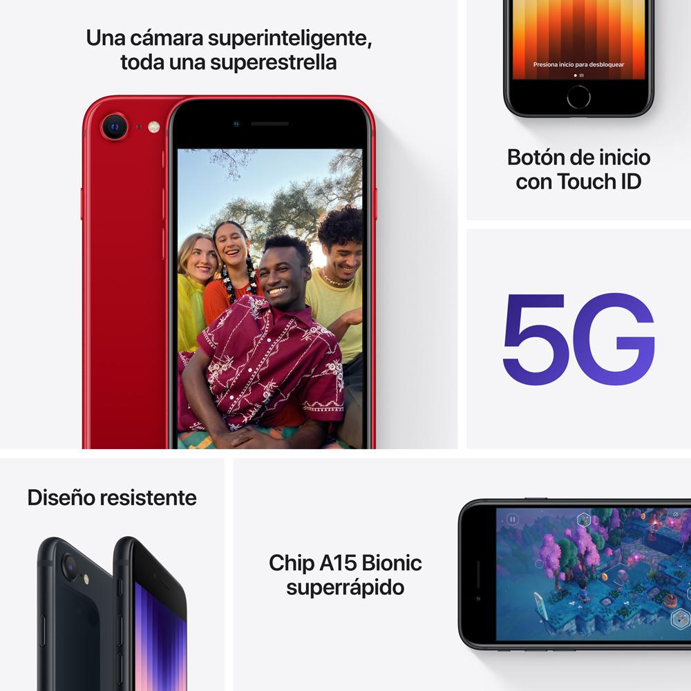 iPhone SE (3.ª generación) 256 GB Azul medianoche