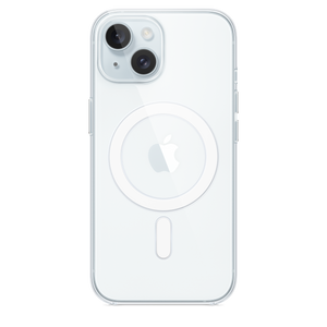 Funda transparente con MagSafe para el iPhone 15