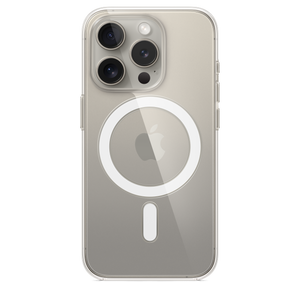 Funda transparente con MagSafe para el iPhone 15 Pro