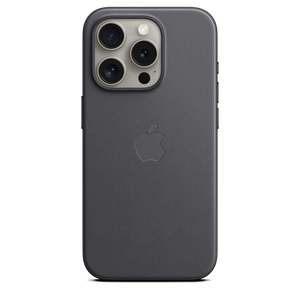 Funda de FineWoven con MagSafe para el iPhone 15 Pro - Negro