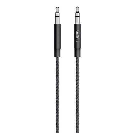 Cable Belkin Stereo Mixit Metallic 1.20 Mts Apr Black