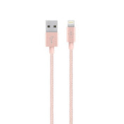 Belkin Cable Premium Metallic Lightning 4 Ft Rose Dorado