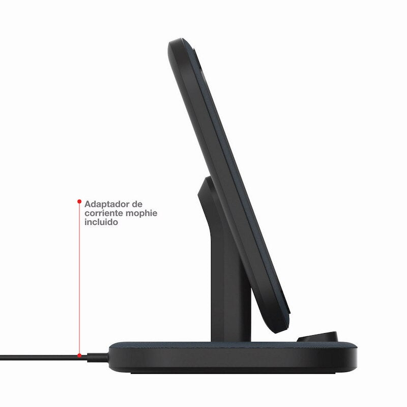 Soporte de Carga Inalambrica MOPHIE de 15W - Negro