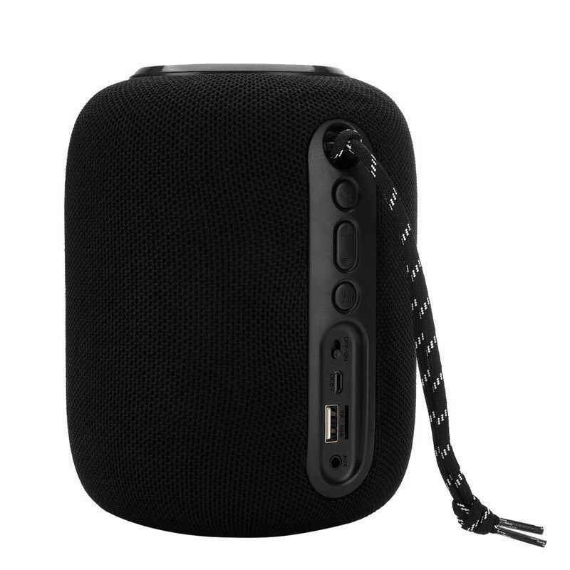 Parlante cilindrico de 10W recargable bluetooth