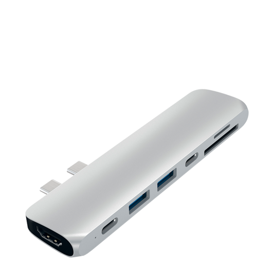 Adaptador Satechi Pro Hub De Aluminio Tipo C- 4K Hdmi - Plata