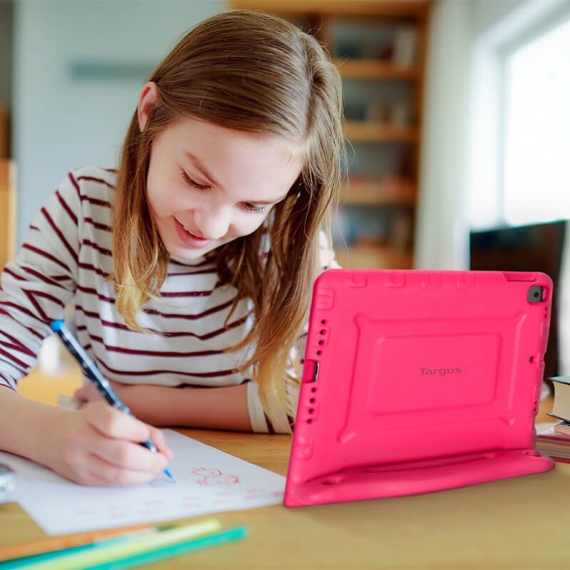 Folio para iPad Targus Antimicrobial Niños Rosado
