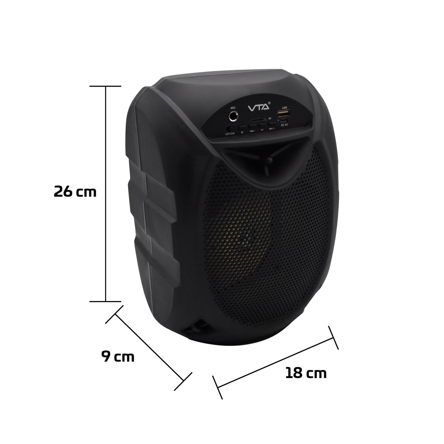 Parlante Recargable Bluetooth 15W Con Función Karaoke
