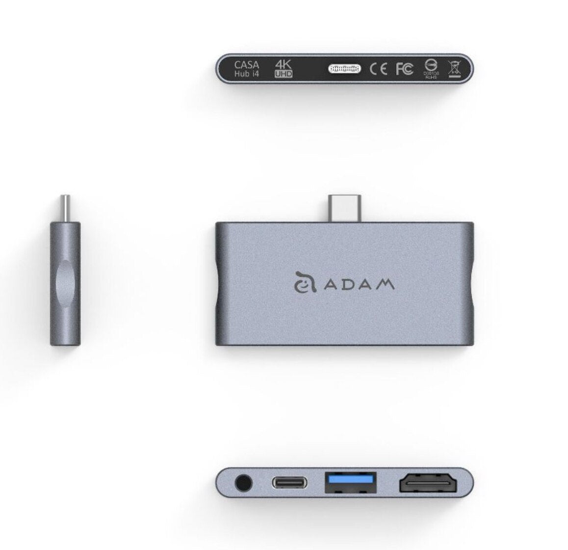 Multipuerto USB-C iPad Pro CASAHUB i4 Gris Espacial