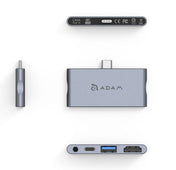 Multipuerto USB-C iPad Pro CASAHUB i4 Gris Espacial