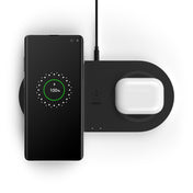 Base de Carga Inalámbrica Belkin dual Qi 10w Negro