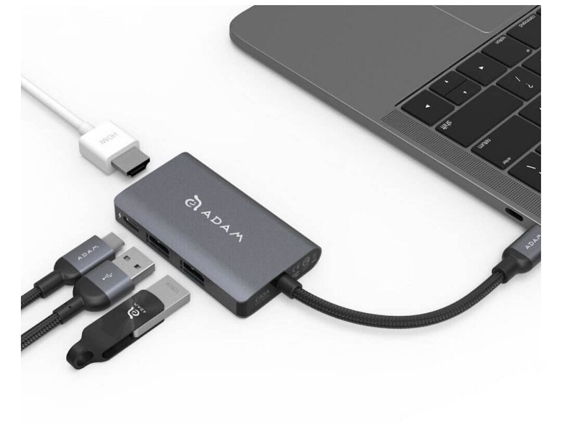 Multipuerto USB-C 4:1 CASAHUB A01m Gris
