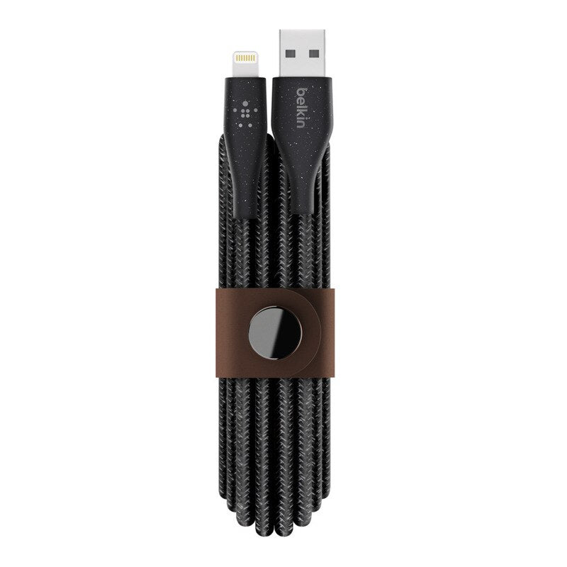 Cable Belkin USB-A a Lightning - 3M - Duratek Plus - Negro