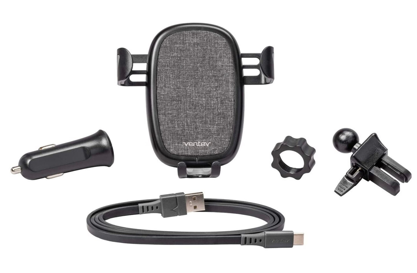 Cargador Inalambrico VENTEV Kit Para Carro 10W - Negro