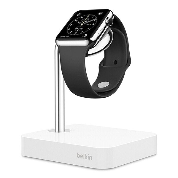 Base y Soporte de Carga Belkin con Cable de 4 Pies Para Apple Watch (Blanco) - Blanco