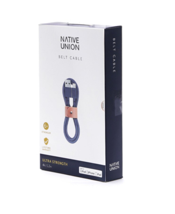 Cable Lightning USB 1.2 Mt Belt Taupe