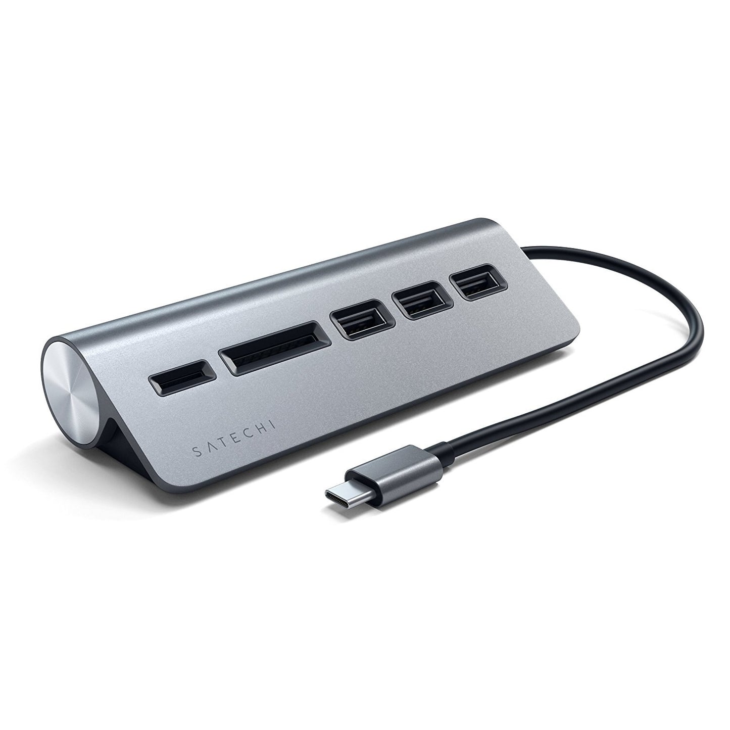 Convertidor Satechi Type-C Aluminum USB Hub &amp