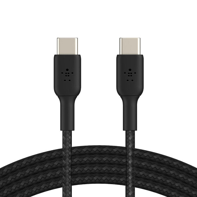 Cable Belkin USB-C a USB-C - 1M - Trenzado - Negro